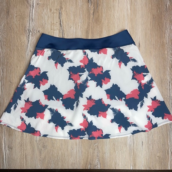 PUMA A Line Women's Size XL PWRSHAPE Floral Golf Skirt Dark Denim 18 Inch Sports - Picture 6 of 10